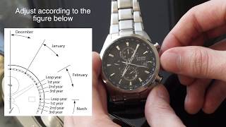 Citizen World Chrono Atomic Manual Time Adjustment [upl. by Riamo]