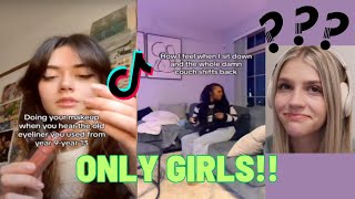 things only girls will understand relatable tiktoks [upl. by Ymmas]