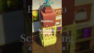 Bamboo  Scaffolding Building Ideas Minecraft 120 [upl. by Gaskin]