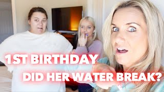 ASPYNS FIRST BIRTHDAY  DID HER WATER BREAK  Family 5 Vlogs [upl. by Warchaw]