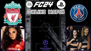 PSG FC vs Liverpool Champions League  EA Sports FC 24 Online Seasons on PS5™ [upl. by Janka]