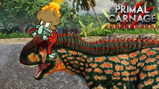 CAPTAIN MAGMA CARNOTAURUS IS BOUND TO ERUPT 🐙🌋 Primal Carnage Extinction  March Update Gameplay [upl. by Anibas]