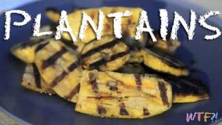 What Are Plantains  Grilled Glazed Plantains Recipe [upl. by Roose]