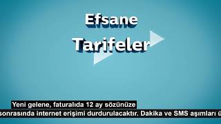 Türk Telekom Efsane Tarifeler [upl. by Jean]