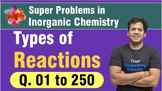 booksolutions Types of Reactions  super problems in inorganic chemistry  Q 01250  PMS [upl. by Angel]