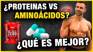 ¿Qué es mejor las PROTEINAS o los AMINOÁCIDOS Para GANAR MASA MUSCULAR [upl. by Relly594]