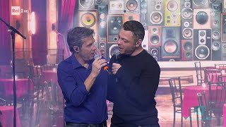 Luca Barbarossa amp Tiziano Ferro  Portami a ballare  Live 15112022 Full HD [upl. by Aidua]