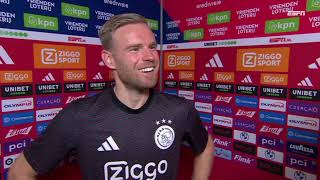 Klaassen kijkt uit naar Klassieker quotNiet zenuwachtig en hebben er zin inquot  Ajax  Willem II 10 [upl. by Luthanen138]