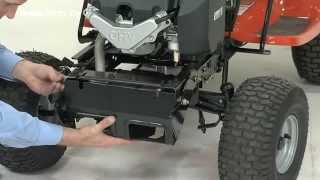 Husqvarna tractors how to attach snow thrower [upl. by Eaves]