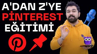 Adan Zye Pinterest Eğitimi  Detaylı Mobil Uygulama Kullanımı [upl. by Anerol]