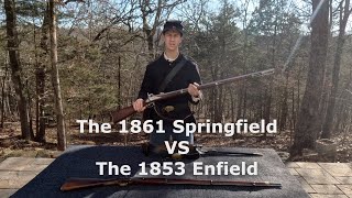 The 1861 Springfield VS The 1853 Enfield [upl. by Marney]