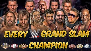 EVERY WWE GRANDSLAM CHAMPION ►CURRENT FORMAT UPDATED [upl. by Hemphill]