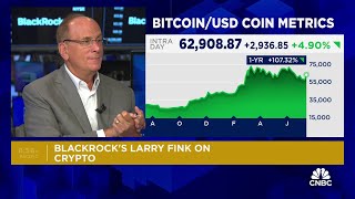 BlackRock CEO Larry Fink I believe bitcoin is a legit financial instrument [upl. by Asyle]