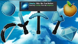 Best PvP texture pack for MCPE  Simply32x  Link in description [upl. by Zacarias157]