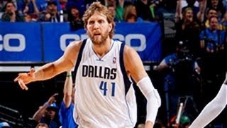 Nowitzki amp Westbrook exchange slams in Dallas [upl. by Aken516]