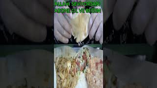 Shawarma ASMR Mukbang Enfes Tatlar 🌯 16 [upl. by Dulci]