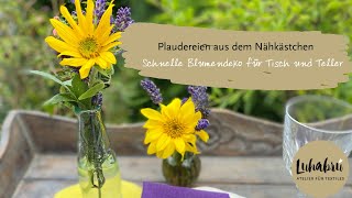 Schnelle Tischdeko mit Blumen für deinen Esstisch [upl. by Aihseken]