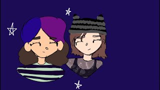 The speed paint for my profile picture my friend Aubrey and me art [upl. by Rehpretsirhc747]