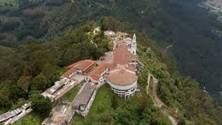 VOLANDO EN DRONE  BOGOTA  MONSERRATE ESPECTACULAR  COLOMBIA [upl. by Eilitan]