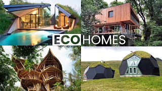 10 EcoFriendly and Sustainable Houses  Green Building Design [upl. by Carleen739]