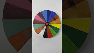 Letting the colour wheel 🎡 choose my colours art drawing shorts shortvideo [upl. by Ainaznat]