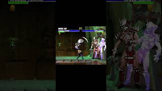 Shang Tsung vs Shao Kahn Combo umk3 mortal kombat gaming retrogaming games combo fun funny [upl. by Dierolf]