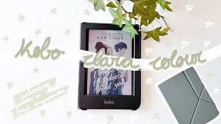 kobo clara colour unboxing  first impressions 📓📚 [upl. by Cassandra]