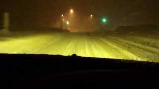 fcl HID 3000K in driving snow [upl. by Baumann]