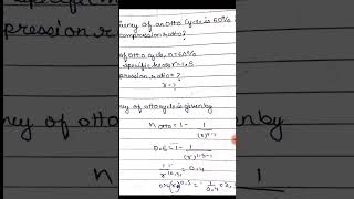 Otto cycle 1st problem [upl. by Erodasi]