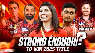 IPL 2025 SUNRISERS HYDERABAD FULL SQUAD  TEAM REVIEW  RETAINED amp BOUGHT PLAYERS  ANALYSIS [upl. by Emelda745]