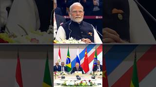 PM Modi attends Plenary Session of BRICS Summit in Kazan Russia  shorts [upl. by Atikat]