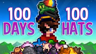 100 Days to find Every Hat in Stardew Valley [upl. by Evangelist742]