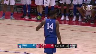 Marial Shayok  Highlights vs Detroit Pistons 71019 [upl. by Laeira397]