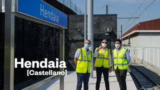 🚈 Nueva estación de Euskotren en Hendaia CAS  EUSKAL TRENBIDE SAREA [upl. by Marlane]