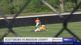 Madison County softball defeats Scottsboro 42 [upl. by Naes219]