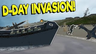 HUGE DDAY OMAHA BEACH BATTLE  Ravenfield Gameplay  WW2 Mod [upl. by Akila874]