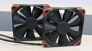 Noctua NFF12 industrialPPC2000 PWM 120mm Review [upl. by Burhans815]