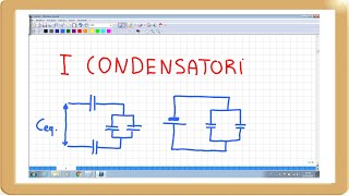calcolo capacità equivalente rete di condensatori facce piane parallele [upl. by Fornof]