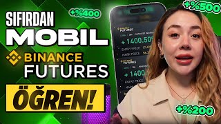 Binance Mobil Kaldıraçlı işlemler EN KOLAY  Futures Kullanımı [upl. by Jobe488]