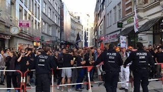 10000 Menschen demonstrieren gegen rechte Kundgebung in Hamburg [upl. by Temple]