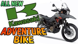 NEW Kawasaki ADV Motorcycle KLE500 – FIRST GLIMPSE [upl. by Alberik]