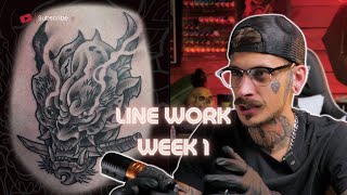 Back To Basics  Line Work Tutorial  Week 1  Basics amp Lining [upl. by Nordek]