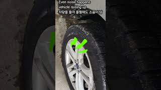 Squeaking Noise lower control arm  Listen Noise and learn how to check it  NoiseSuspension edge [upl. by Sherard]