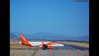 Live from Malaga Airport AGPLEMG  Costa del Sol  Andalusia  Spain  247 [upl. by Afra]