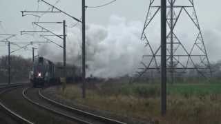 UK  Bittern on The Cathedrals Express 4122014 [upl. by Baker]