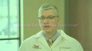 Dr William Berghoff discusses ConforMIS knee replacement [upl. by Critta]