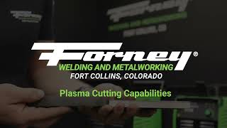 Forney Easy Weld 20 P and Forney 40 P Plasma Cutting Capabilities [upl. by Kariv16]