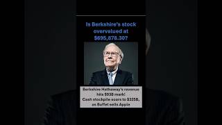 Berkshire Hathaway Q324 Earnings ResultWarren Buffett Sells stock in IPhone maker youtubeshorts [upl. by Kumler]