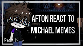 Aftons react to Michael Afton  Angst  First Afton Vid  Shean Gacha [upl. by Enattirb]