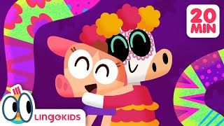 Spooky FUN with HALLOWEEN SONGS 🎃 Sing Along with Lingokids [upl. by Furlani]